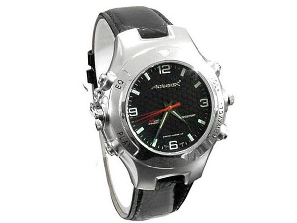 Reloj Acteck Mobi Free Reproductor MP3 128MB, Correa de Piel, Recargable, USB