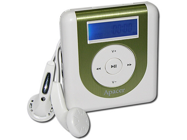 Reproductor de MP3 Apacer Audio Steno AU231 con 1GB, soporta memorias SD,  USB 2.0