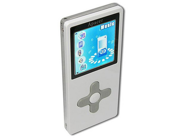 Reproductor de MP3 Apacer Steno, Radio FM, Video y Fotos. 1GB, USB 2.0. Color Gris