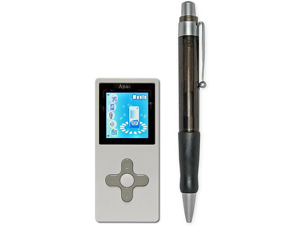 Reproductor de MP3 Apacer Steno, Radio FM, Video y Fotos. 1GB, USB 2.0. Color Gris