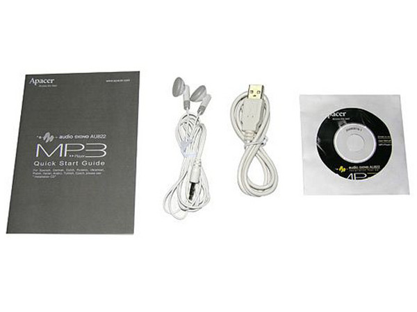 Reproductor de MP3 Apacer Steno, Radio FM, Video y Fotos. 1GB, USB 2.0. Color Gris