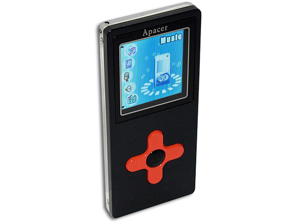 Reproductor de MP3 Apacer Steno, Radio FM, Video y Fotos. 1GB, USB 2.0. Color Negro
