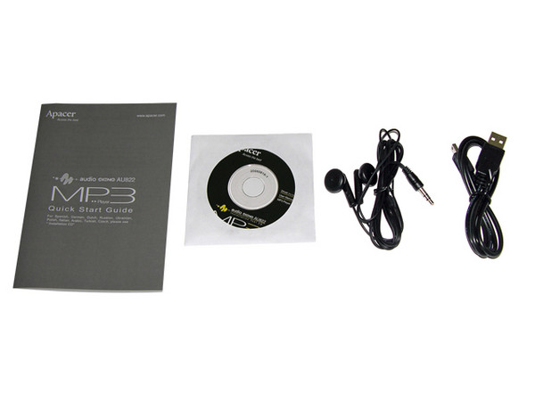 Reproductor de MP3 Apacer Steno, Radio FM, Video y Fotos. 1GB, USB 2.0. Color Negro