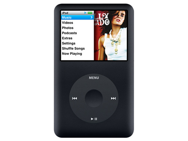 Reproductor Apple iPod classic de 80GB. Color Negro