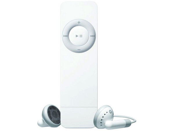 iPod shuffle de Apple Reproductor de MP3 al Azar con 512 MB. Color Blanco