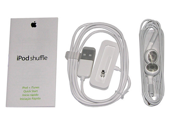 Reproductor Apple iPod shuffle de 1GB color Plata