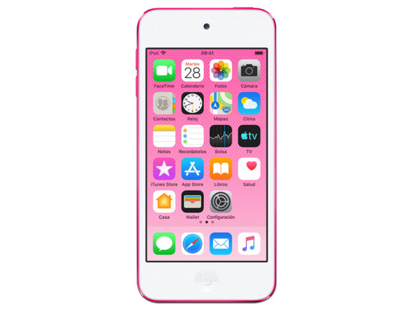 Apple iPod touch:
Procesador Chip Apple A10,
Almacenamiento de 32GB,
Pantalla Retina de 4