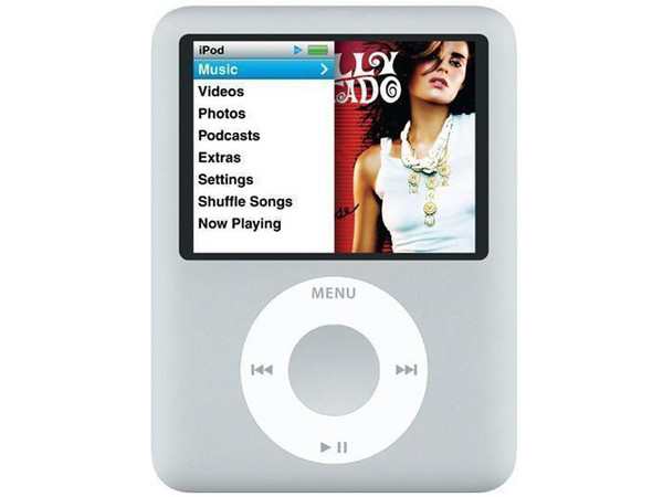 Reproductor Apple iPod nano de 8GB. Color Plateado