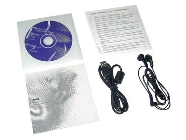 Reproductor BenQ de MP3, WMA y Radio FM Joybee 130 de 256MB