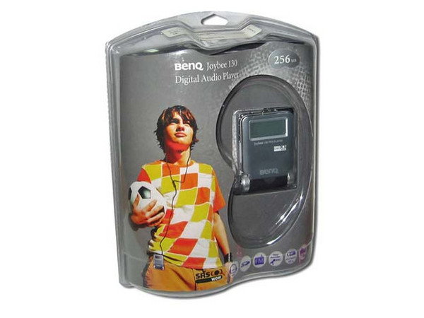 Reproductor BenQ de MP3, WMA y Radio FM Joybee 130 de 256MB