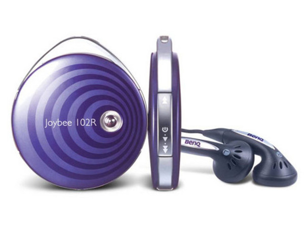 Reproductor BenQ de MP3, WMA y WAV Joybee 102R Púrpura de 256MB