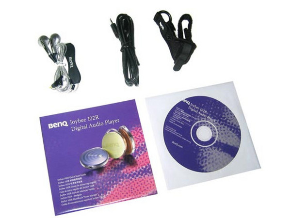 Reproductor BenQ de MP3, WMA y WAV Joybee 102R Naranja de 256MB