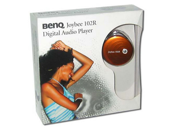 Reproductor BenQ de MP3, WMA y WAV Joybee 102R Naranja de 256MB