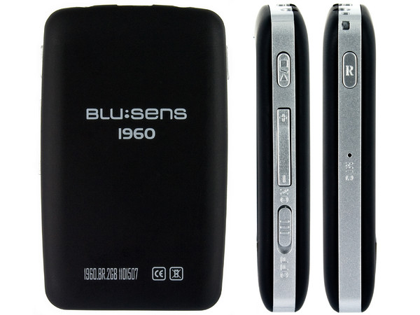 MP4 Blusens Cornelius Reproductor de MP3, WMA, Fotos, E-book, Radio FM y Grabador de Voz. 2GB, Color Negro 