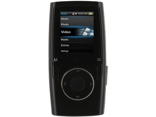 Reproductor Coby de Video, MP3 y Radio FM de 2GB. Color Negro