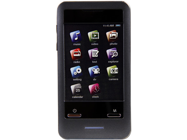 Reproductor Coby con Pantalla touch de 2.8
