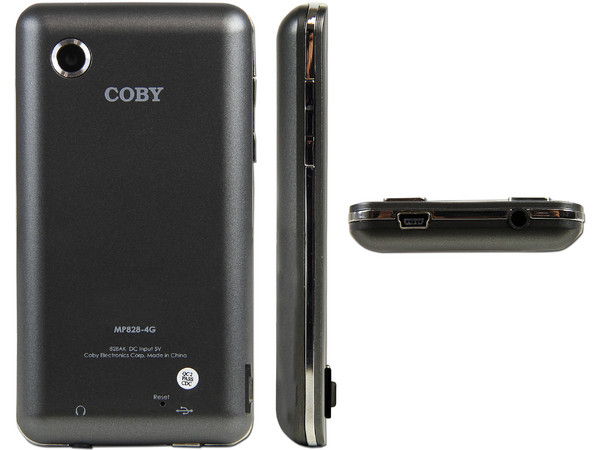 Reproductor Coby con Pantalla touch de 2.8
