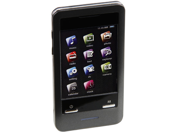 Reproductor Coby con Pantalla touch de 2.8