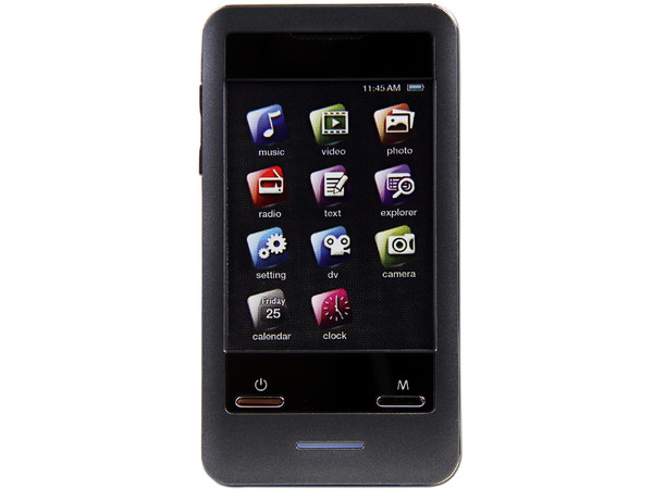 Reproductor Coby con Pantalla touch de 2.8