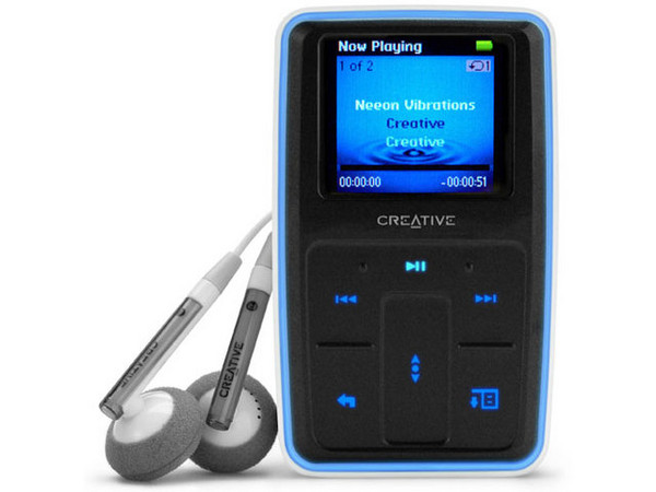 Reproductor de MP3, Radio FM y Fotos Zen Micro Photo Creative con 8GB, Interfase USB 2.0. Color Negro