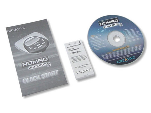 MP3 Player Creative Nomad JukeBox 3 de 20Gb, USB/FireWire