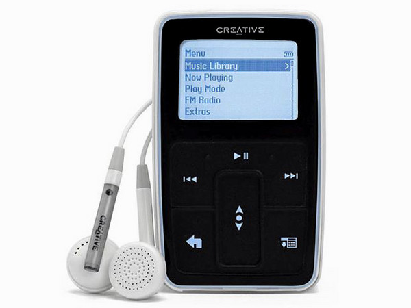 Reproductor de MP3, Radio FM y Fotos Zen Micro Photo Creative con 4GB, Interfase USB 2.0. Color Negro