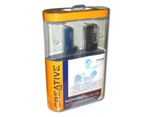Llavero-Reproductor de MP3 Creative NOMAD MUVO NX con 256MB, Interfase USB.
