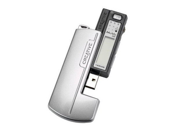 Llavero-Reproductor de MP3 Creative NOMAD MUVO NX con 128MB, Interfase USB.