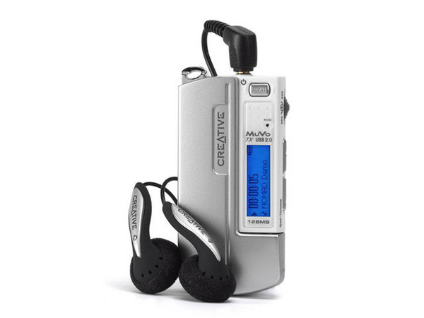 NOMAD MUVO TX con 128MB, Llavero-Reproductor de MP3 Creative, Interfase USB 2.