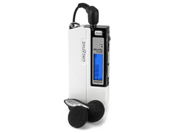 Llavero-Reproductor de MP3 Creative MUVO TX FM con 256MB, Interfase USB.