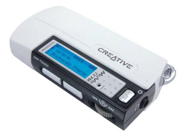 Llavero-Reproductor de MP3 Creative MUVO TX FM con 256MB, Interfase USB.