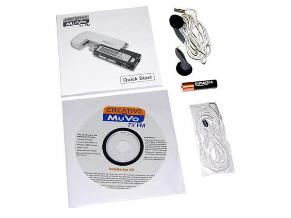 Llavero-Reproductor de MP3 Creative MUVO TX FM con 512MB, Interfase USB.