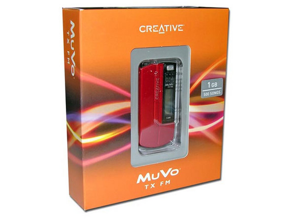 Llavero-Reproductor de MP3 Creative MUVO TX FM con 1GB, Interfase USB.