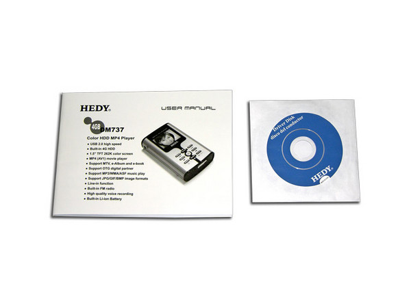 Reproductor de MP3/MP4 HEDY Radio FM, Video y Fotos. 4GB, USB 2