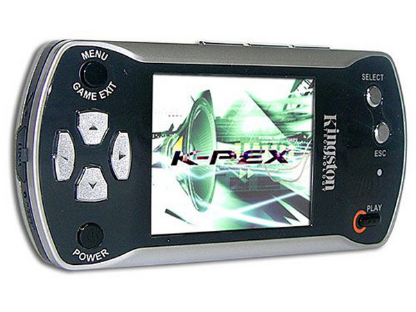 Reproductor de MP3/MP4 Kingston K-PEX100, Radio FM, Video y Fotos. 2GB, con ranura de expansión miniSD, USB 2.0