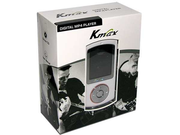Reproductor de MP3/MP4 KMAX, Radio FM, Video, Fotos y Grabador de Voz, 1GB. USB 2.0