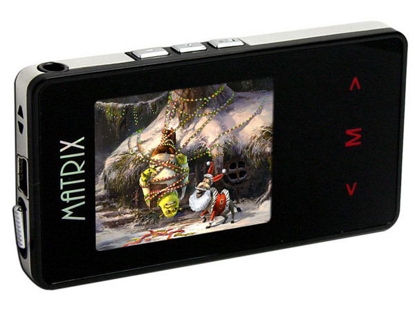 MP4 MATRIX Touch Panel Pantalla 1.8'' Reproductor de MP3, Radio FM, Fotos, Videos y Grabador de Voz, 1GB
