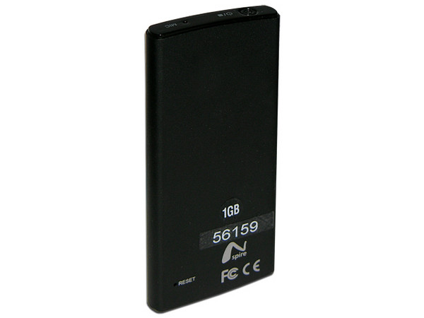 MP4 Nspire Reproductor de MP3, Radio FM, Fotos, Videoclips y Grabador de Voz. 1GB, Color Negro.