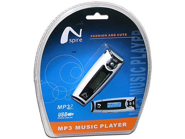 Nspire Fashion and Cute Reproductor de MP3, WMA, Radio FM y Grabador de Voz. 2GB