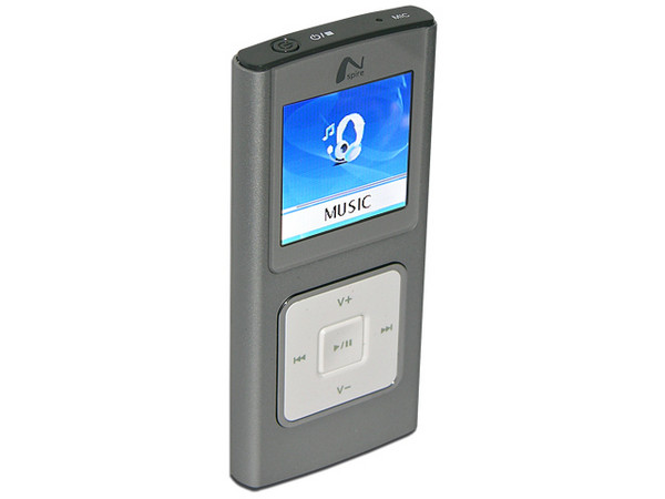 MP4 Nspire Reproductor de MP3, Radio FM, Fotos, Videoclips y Grabador de Voz. 1GB, Color Plateado.