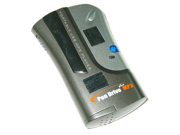 Llavero-Reproductor de MP3 Pen Drive Plus con 128MB, Interfase USB.