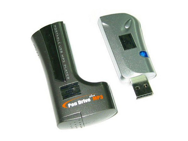 Llavero-Reproductor de MP3 Pen Drive Plus con 256MB, Interfase USB.