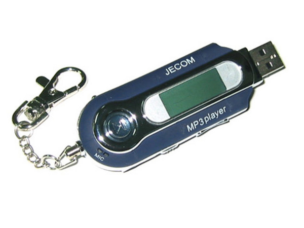 Llavero-Reproductor de MP3 con 256MB, Interfase USB.
