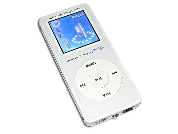 MP4 Digital Player Reproductor de MP3, Radio FM, Fotos, Videoclips y Grabador de Voz. 1GB
