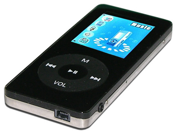 MP4 Digital Player Black Reproductor de MP3, Radio FM, Fotos, Videoclips y Grabador de Voz. 512MB