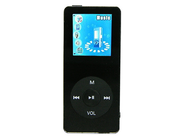 MP4 Digital Player Black Reproductor de MP3, Radio FM, Fotos, Videoclips y Grabador de Voz. 512MB