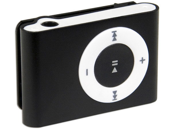 Reproductor de MP3 tipo Clip de 1GB. Color Negro