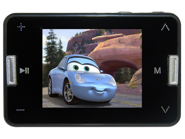 Reproductor de MP3, Radio FM, Fotos, Videoclips y Grabador de Voz. 1GB y ranura de expansión miniSD