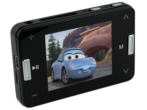 Reproductor de MP3, Radio FM, Fotos, Videoclips y Grabador de Voz. 1GB y ranura de expansión miniSD