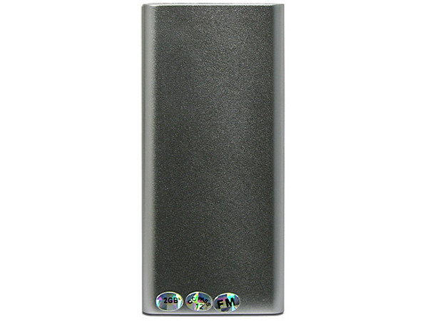 MP4 Player Reproductor de MP3, Radio FM, Fotos, Videos y Grabador de Voz, 2GB. Color Plateado